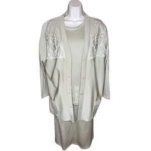 Meco Mode  Made in Germany 3 Piece Sweater Skirt Set Size XL